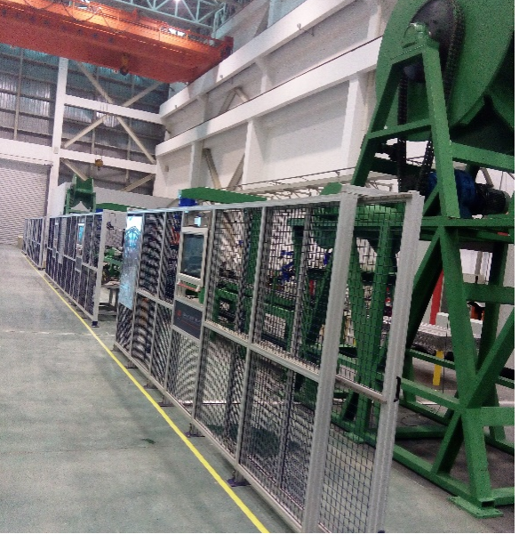 亞星錨鏈橫檔焊接自動化生產線（自動焊接方向）