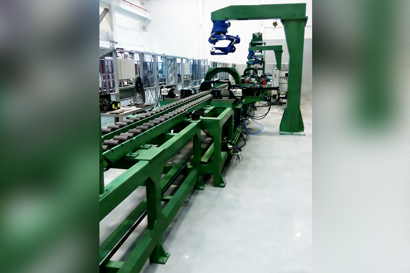 錨鏈橫檔自動化焊接生產線